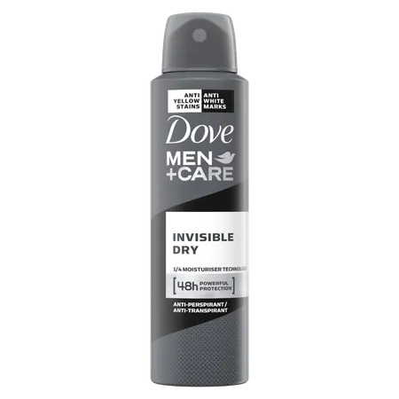 Bild 2 för Dove Men+Care 72h Advanced Invisible Dry Spray 150 ml