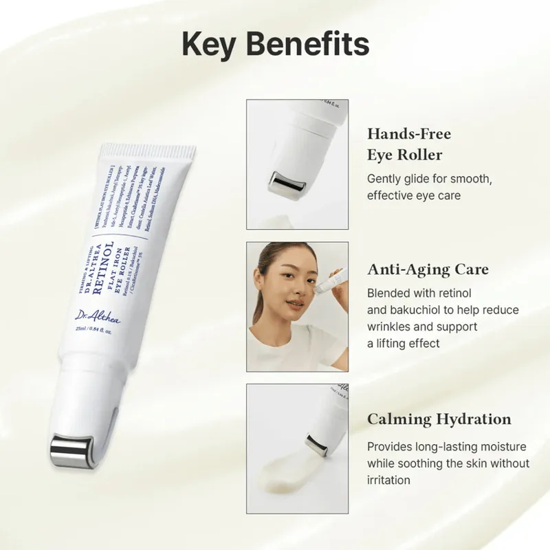 Bild 2 för Dr. Althea Retinol Flat Iron Eye Roller 25ml
