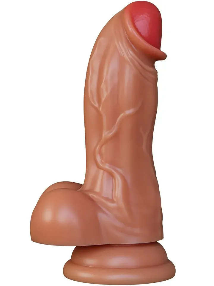 Bild 1 för Dr. Brody Silicone Thrusting & Vibrating Dildo 22,2 cm Dildo med vibrator