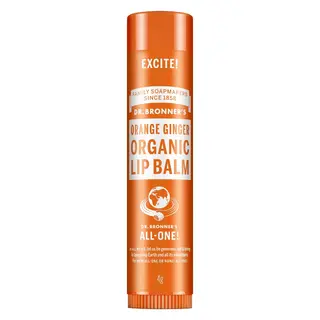 Produktfoto för Dr. Bronner's Orange-Ginger Organic Lip Balm 4 g