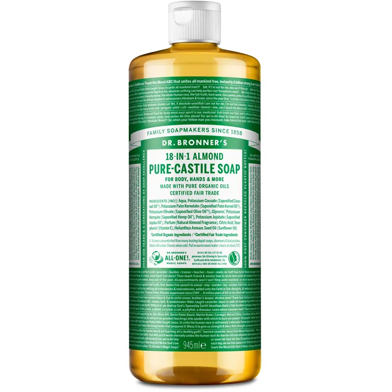 Alternativ bild 0 för Dr. Bronner's Pure Castile Liquid Soap Almond 945 ml