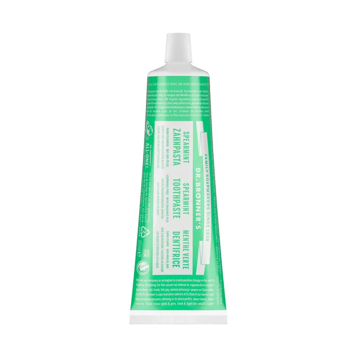 Alternativ bild 0 för Dr. Bronner's Toothpaste Spearmint 140 g