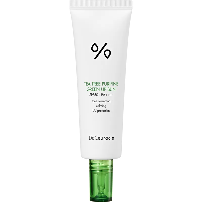 Bild 2 för Dr. Ceuracle Tea Tree Purifine Green Up Sun SPF50+ PA++++ 50 ml