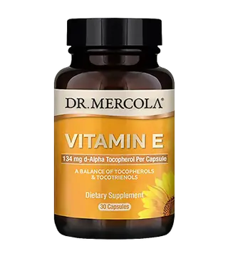 Produktfoto för Dr. Mercola E-Vitamin 200IE 30 kapslar
