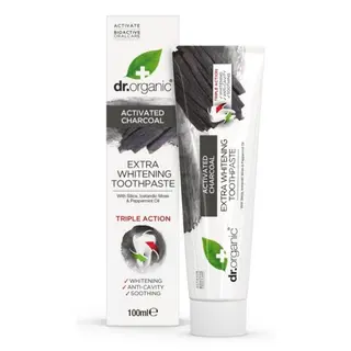 Produktfoto för Dr Organic Activated Charcoal Toothpaste 100 ml