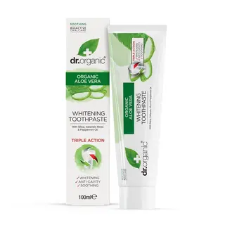 Produktfoto för Dr Organic Aloe Vera Toothpaste 100 ml