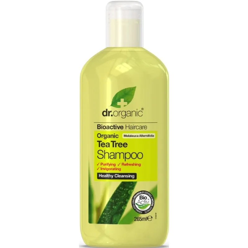 Bild 2 för Dr Organic Tea Tree Schampo 265 ml
