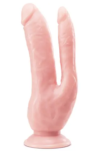 Produktfoto för Dr. Skin: DP Realistic Cock, 21 cm, ljus