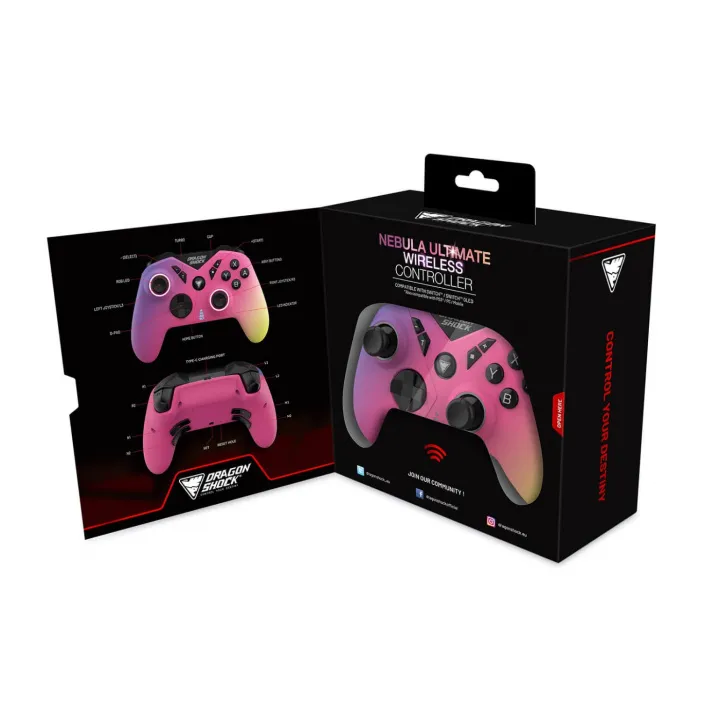 Alternativ bild 0 för DRAGONSHOCK Wireless Controller Nebula Ultimate for NSW Candy - Wireless Controller - Nintendo Switch