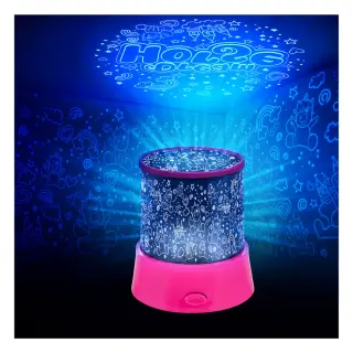 Produktfoto för Dream Horse Projection Lamp Unicorn