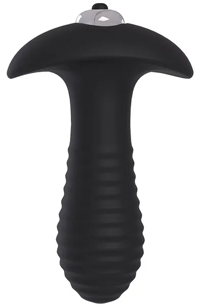 Bild 1 för Dream Toys: Bootyful, Spiral Plug, Single Speed Plug, svart