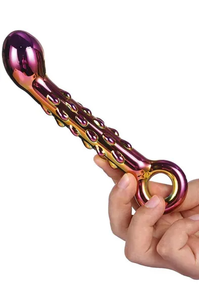 Bild 2 för Dream Toys Glamour Glass Ribbed G-spot Dildo
