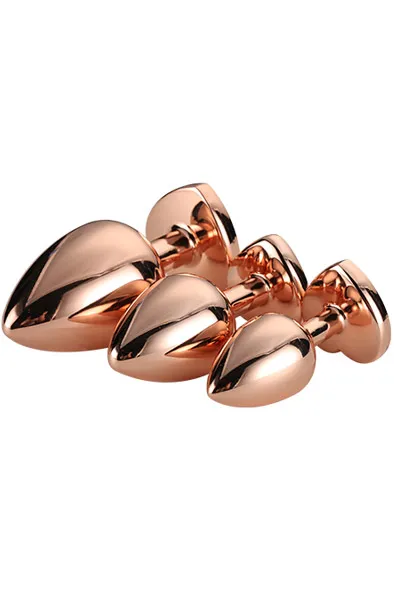 Bild 2 för Dream Toys: Gleaming Love, Rose Gold Plug Set