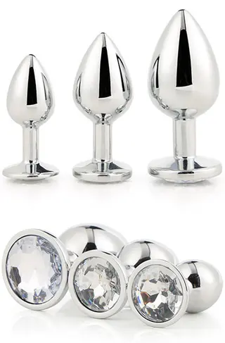 Produktfoto för Dream Toys: Gleaming Love, Silver Plug Set