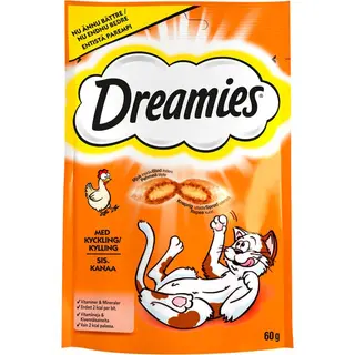 Produktfoto för Dreamies 4008429037894 godbid til hund og kat Snacks Kylling 60 g