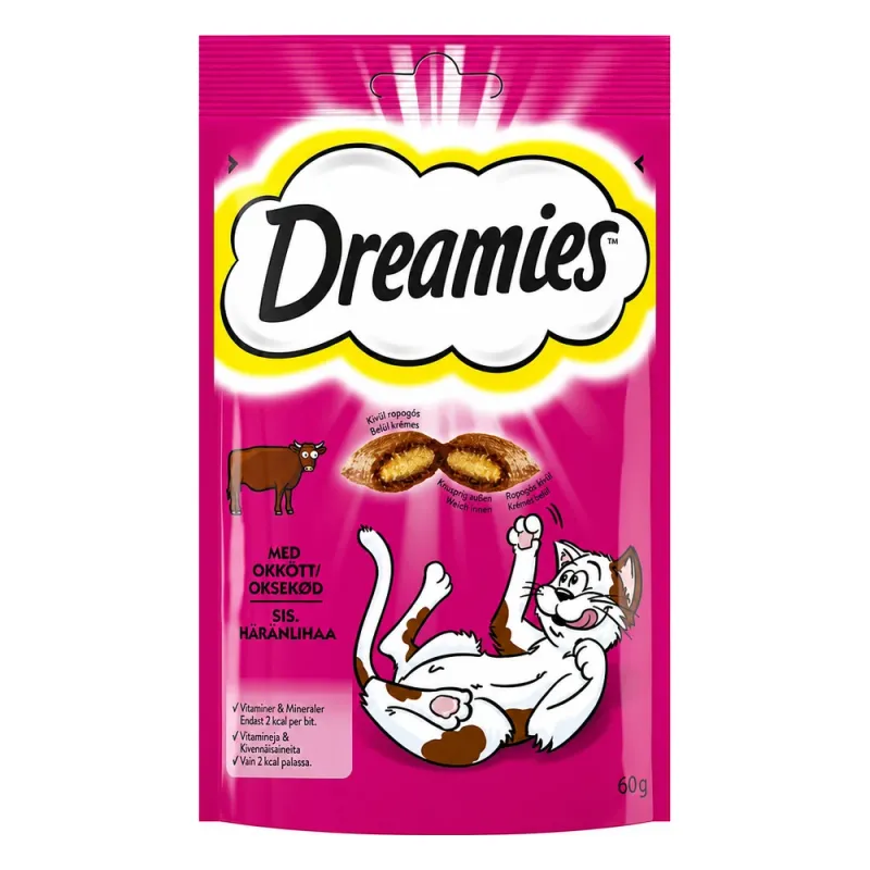 Bild 1 för Dreamies Kattgodis - Oxkött - 60 g