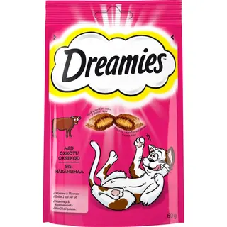 Produktfoto för Dreamies Kattgodis - Oxkött - 60 g