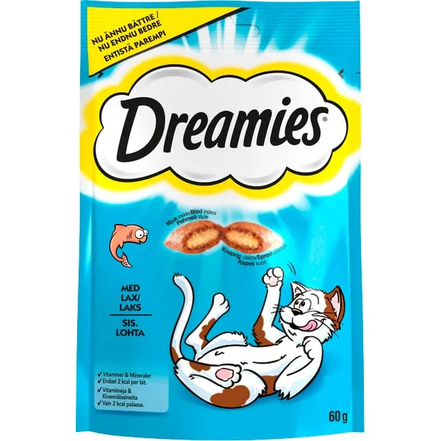 Alternativ bild 0 för Dreamies Lax 60 g