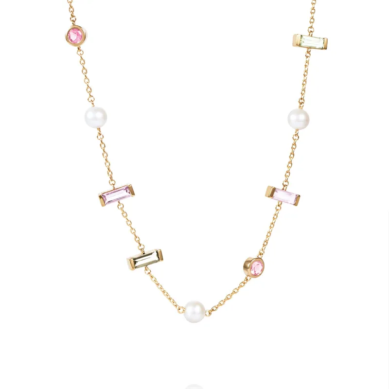 Alternativ bild 0 för Dreams & Pearls Halsband Guld