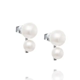 Produktfoto för Drip Drop Pearl Ear Silver