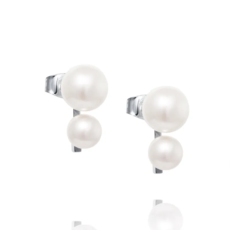 Alternativ bild 0 för Drip Drop Pearl Ear Silver