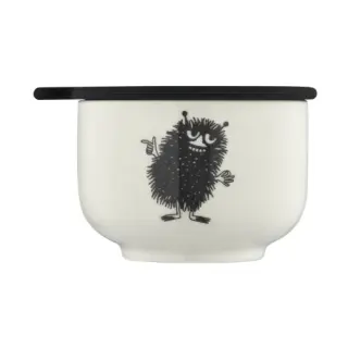 Produktfoto för Dsignhouse x Moomin Mumin skål med lock Ø7 cm Vit