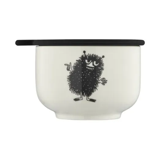Alternativ bild 0 för Dsignhouse x Moomin Mumin skål med lock Ø7 cm Vit