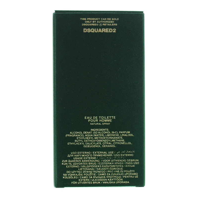 Bild 2 för Dsquared2 Green Wood edt 100ml