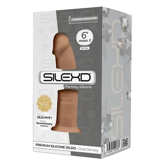 Bild 2 för Dual Density Dildo Caramel 15 cm