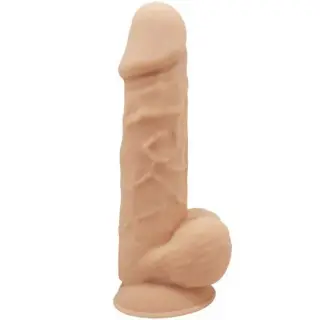 Produktfoto för Dual Density Dildo med pung 22 cm