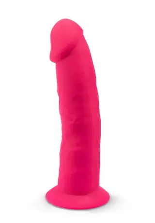 Produktfoto för Dual Density Pink Dildo 19 cm