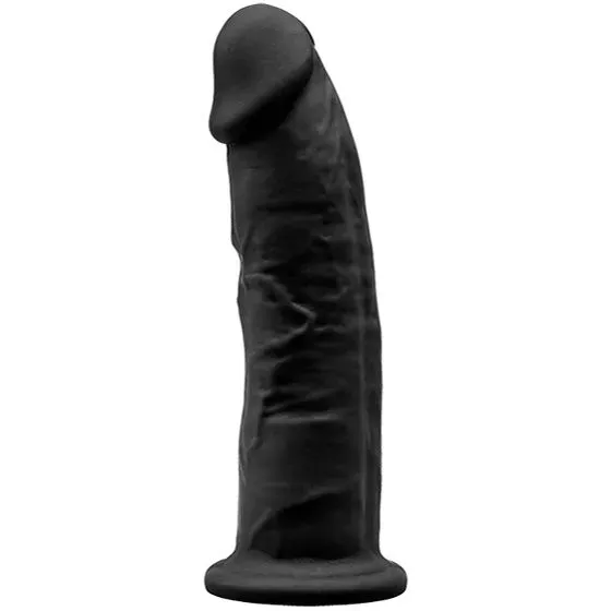 Bild 1 för Dual Density Svart Dildo 15 cm