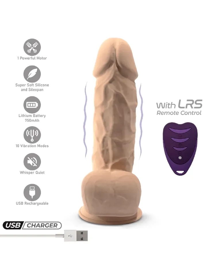 Bild 2 för Dual Density Vibrating 22 cm Ljus