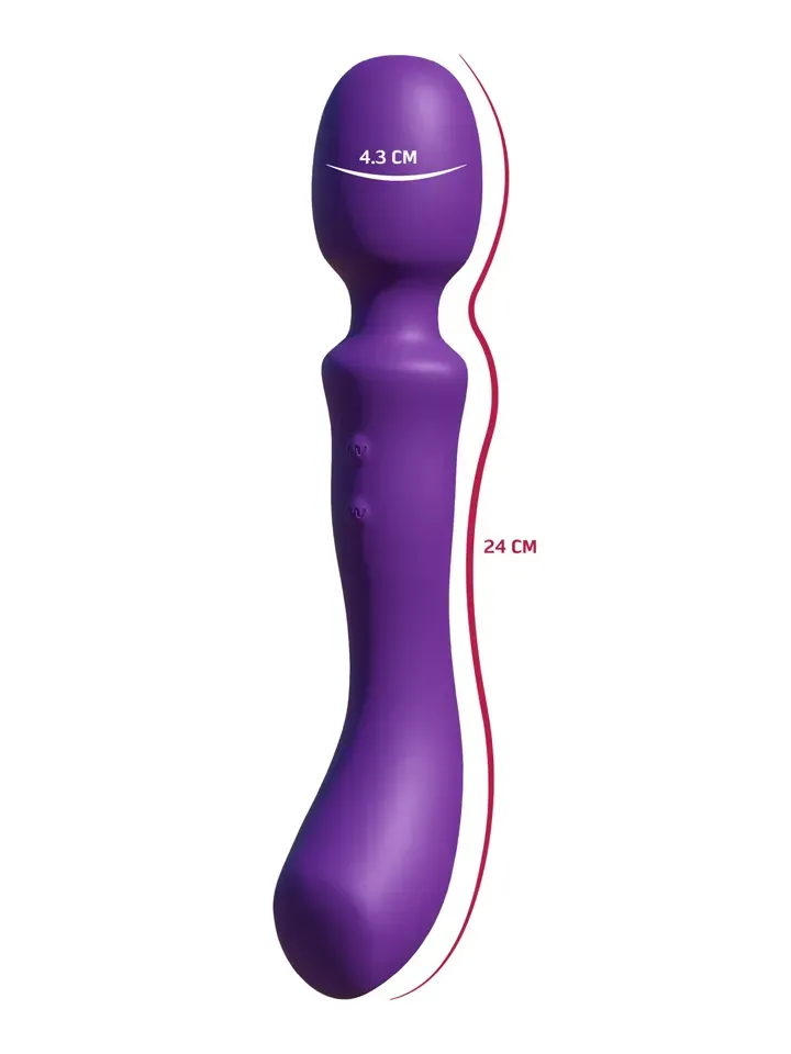 Bild 2 för Dual-Sided Massaging Vibrating Wand