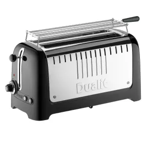 Produktfoto för Dualit Lite Brödrost 4-skivor Lång Svart