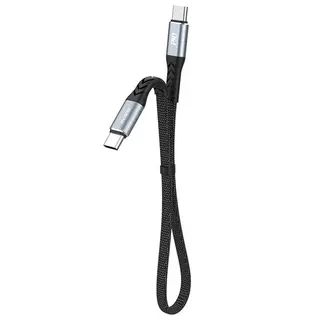 Produktfoto för Dudao L10C USB-C to USB-C cable 100W 0.23m sort