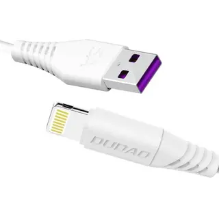 Produktfoto för Dudao L2L USB-A to Lightning cable 1m hvid