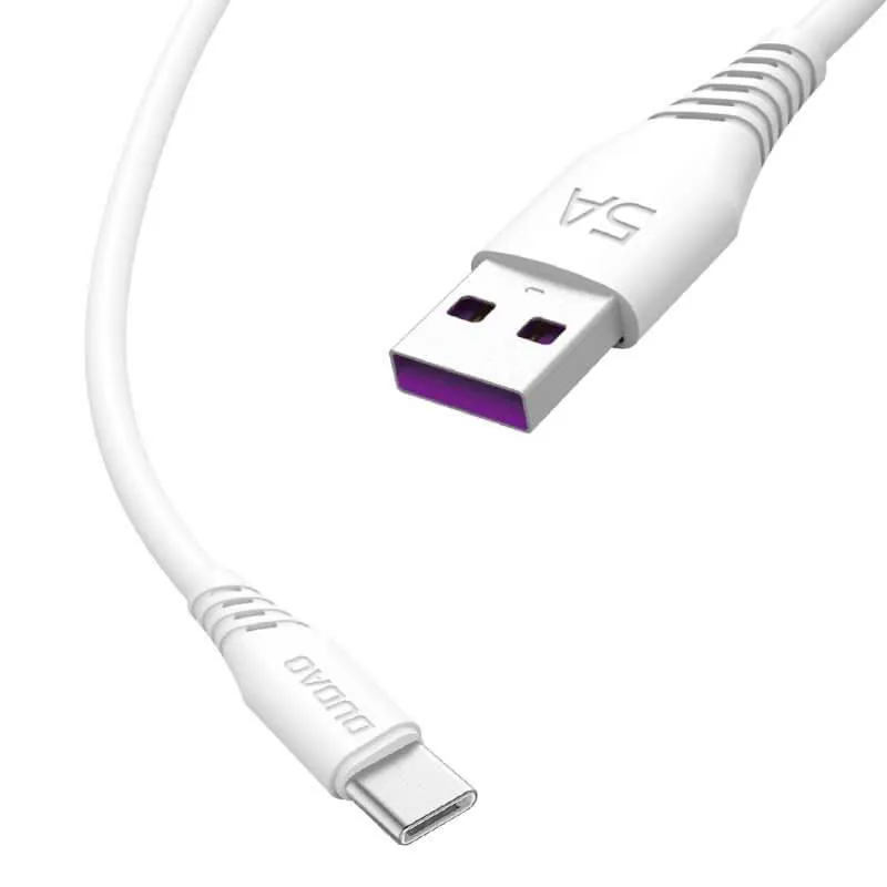 Alternativ bild 0 för Dudao L2T USB-A till USB-C kabel 2m vit