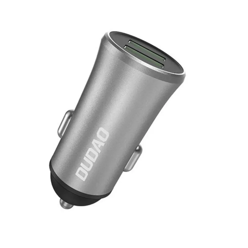 Alternativ bild 0 för Dudao Smart billaddare 2x USB-A, 3,4A - Silver