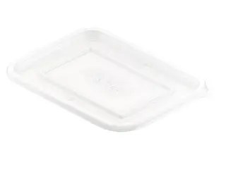 Produktfoto för Duni Matförvaringslock, Fixpack®, rektangulära, genomskinligt, 146 x 110 x 6 mm