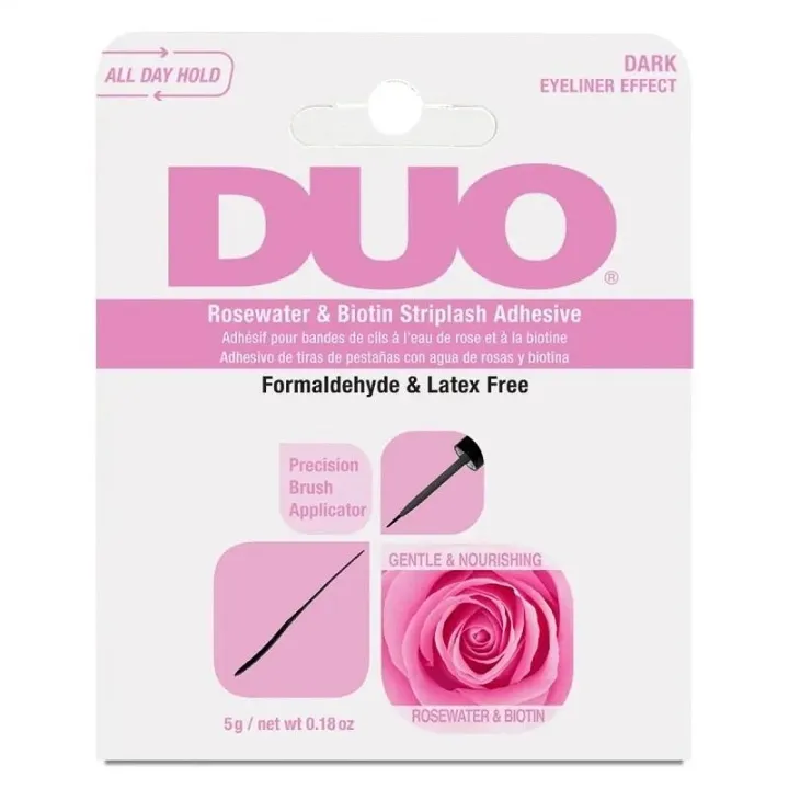 Alternativ bild 0 för Duo Biotin Rose Striplash Adhesive Dark 5g