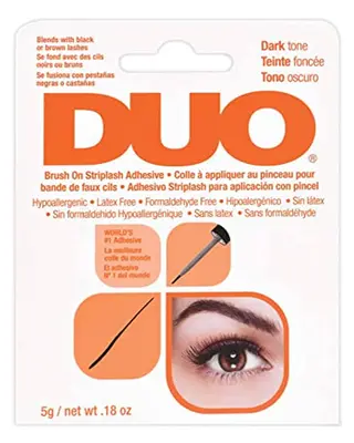 Produktfoto för Duo Brush On Striplash Adhesive Dark Tone 5 g