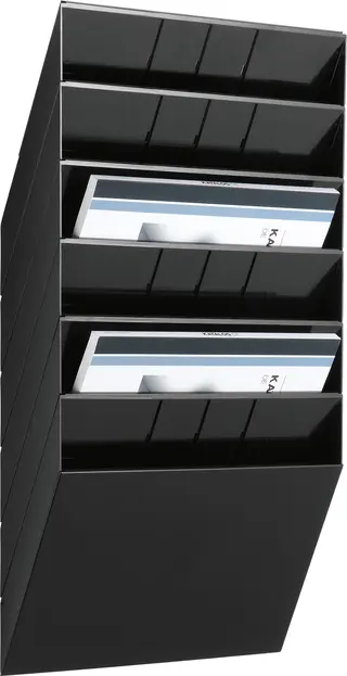 Produktfoto för Durable Blankettfack Flexiboxx 6 A4L svart