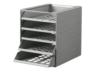 Produktfoto för Durable Blankettfack IDEALBOX BASIC 5 fack C4 322x250x332mm grå