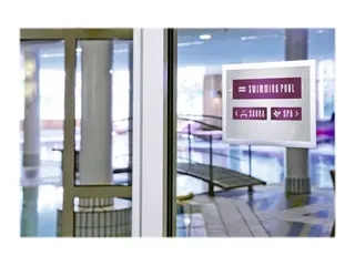 Produktfoto för DURABLE DURAFRAME - Dokumenthållare - väggmonterbar, dörrmonterad - för A4 - dubbelsidig - vit (paket om 2)