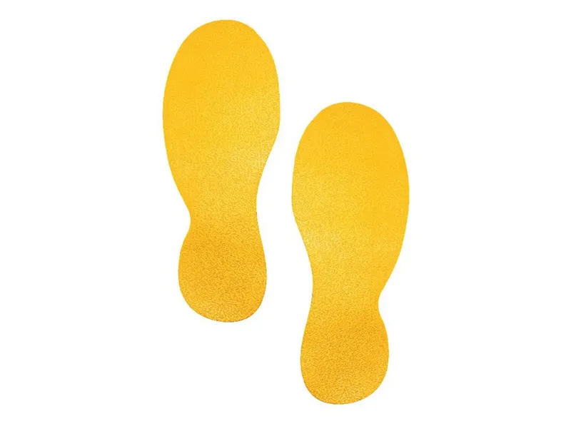Alternativ bild 0 för Durable Golvmarkering Fotavtryck gul