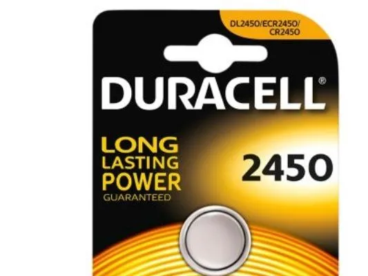 Alternativ bild 0 för Duracell 2450 - Batteri CR2450 - Li -  3V - 620 mAh - 1 stk.