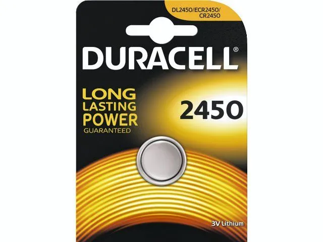 Alternativ bild 0 för Duracell 2450 - Batteri CR2450 - Li -  3V - 620 mAh - 1 stk.