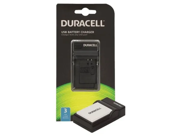 Alternativ bild 0 för Duracell DRC5900, USB, Canon LP-E8, Svart, Batteriladdare för inomhusbruk, 5 V, 5 V