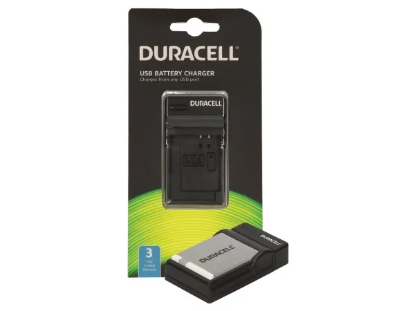 Alternativ bild 0 för Duracell DRC5901, USB, Canon NB-6L, Svart, Batteriladdare för inomhusbruk, 5 V, 5 V